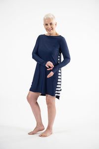 Cover Up Rashie Dress nautical navy