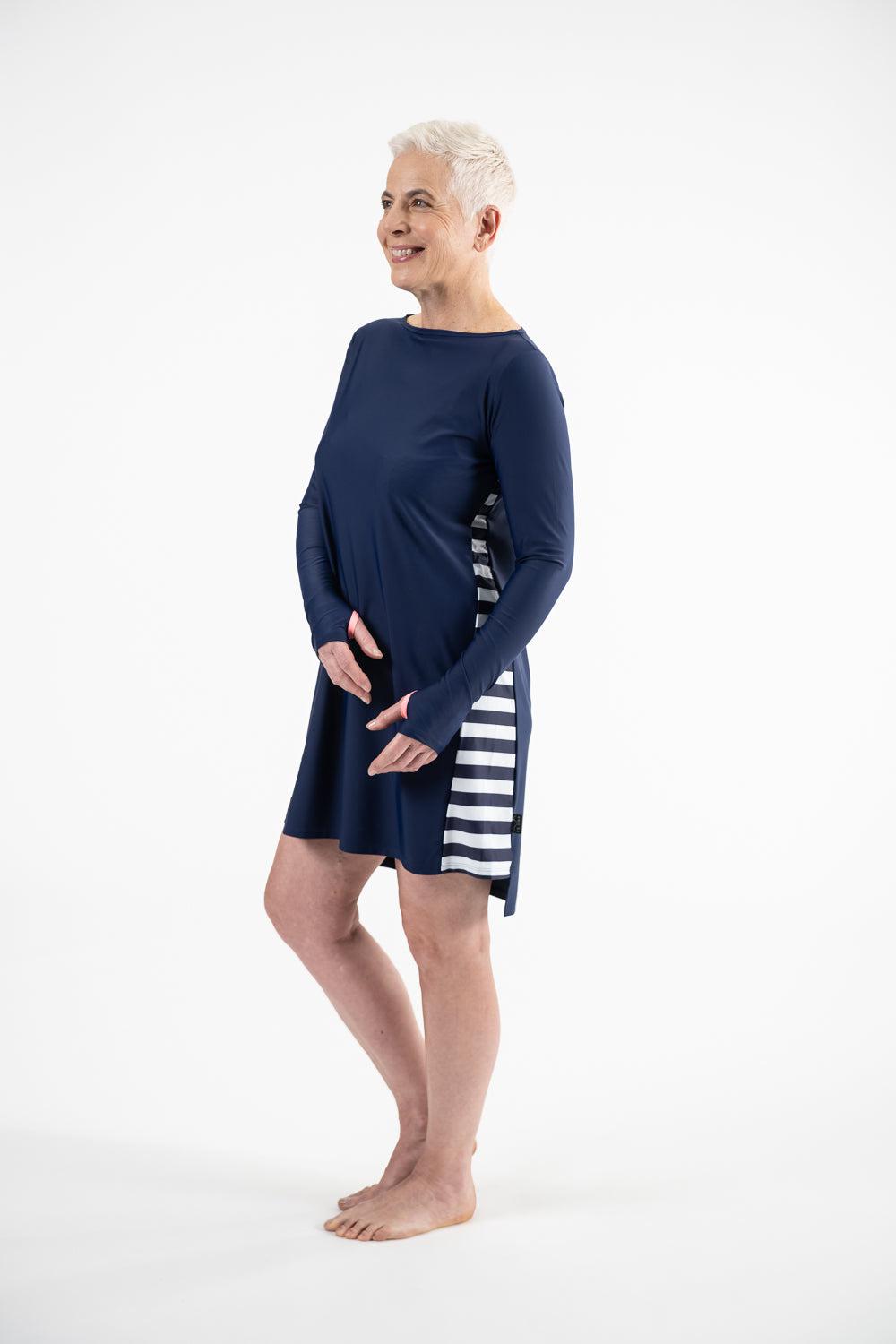 Cover Up Rashie Dress nautical navy