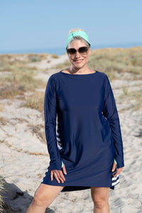 Cover Up Rashie Dress nautical navy