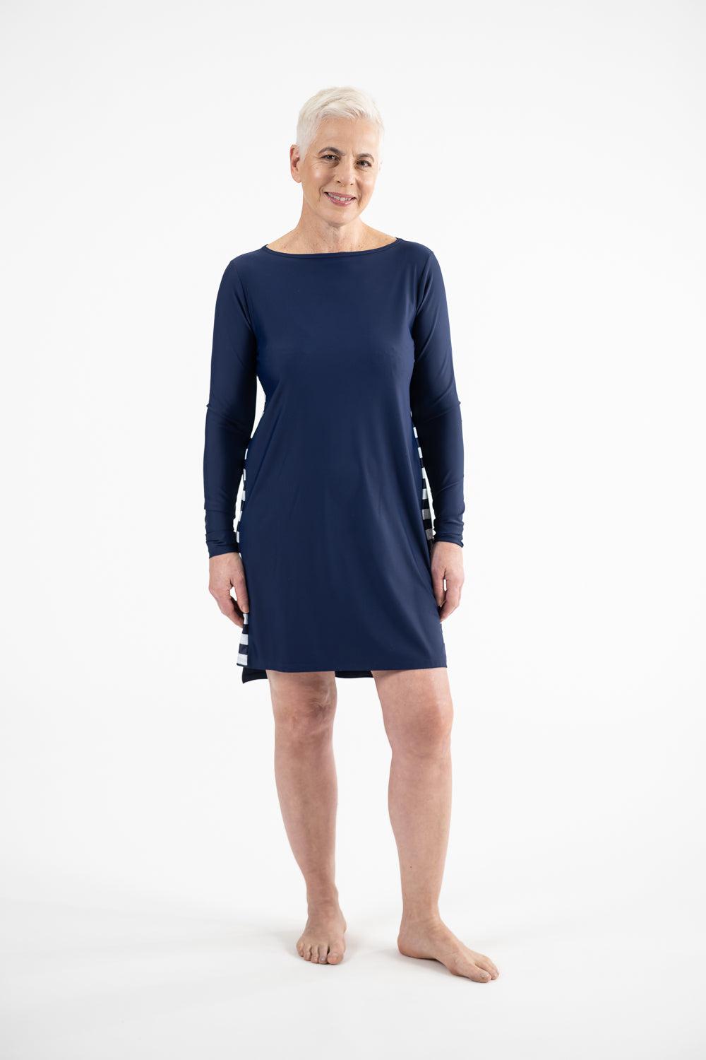 Cover Up Rashie Dress nautical navy