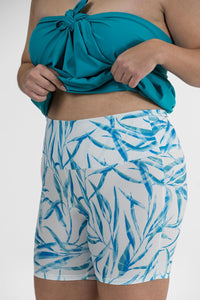 Swim Shorts blue gum print